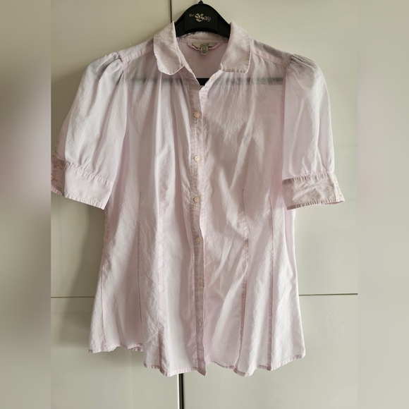 ✨ 3/$10✨ Jacob thin button down short sleeve blouse - Picture 8 of 16